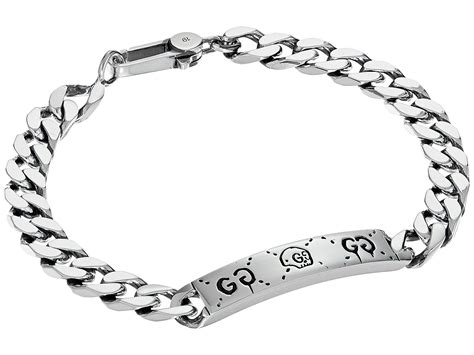 gucci mens braclet|gucci ghost bracelet used.